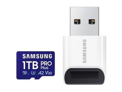Samsung micro SDXC karta 1TB PRO Plus + USB adaptér