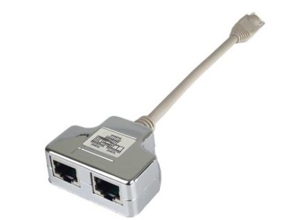 PremiumCord Modulární RJ45 distributor 2 porty 10/100Base T