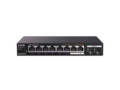 Tenda TEM2010X 8x RJ45 2.5G + 2x SFP+ 10G Multi-Gigabit Switch