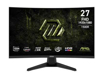 MSI MAG 275CF X24 27''/FHD/VA/240Hz/0,5ms/1500R
