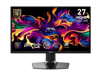 MSI MAG/272QP QD-OLED X24/26,5''/QD-OLED/QHD/240Hz/0,03ms/Černá/3R