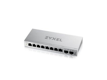 Zyxel GS1200-10 v3, 8 Port Gigabit, 2 x SFP webmanaged Desktop Switch