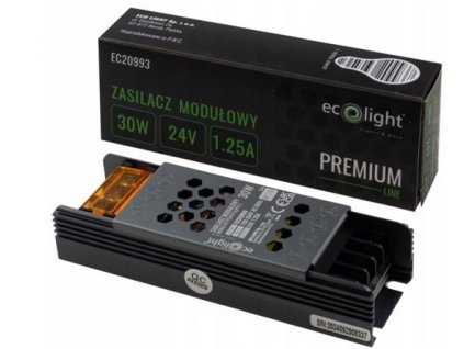 Zdroj LED slim IP20 - 24V - 1,2A - 30W - Premium Line