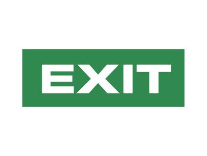 PANLUX  Piktogram 240x75mm nápis "EXIT"