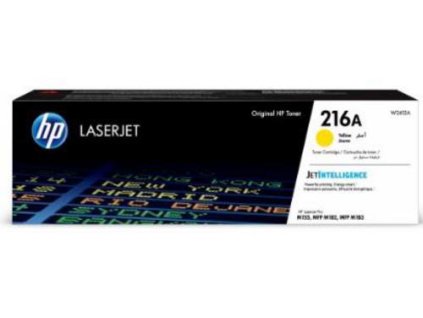 HP W2412A originální toner žlutý č.216A cca 850 str. (yellow, pro HP CLJ M182, M183, Jetintelligence )