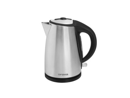 Orava VK-3717 rychlovarná konvice, 2000 W, 1.7 l, automatické vypnutí, stříbrná