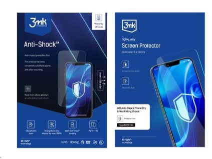 3mk All-Safe - AIO fólie Anti-shock Full Wet Fitting Phone, 25 ks