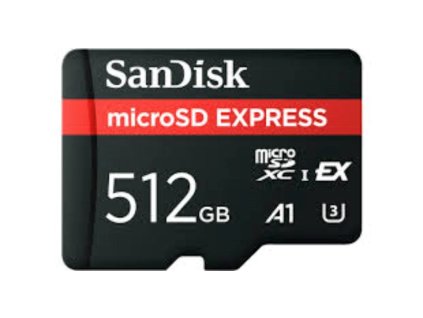 SanDisk micro SDXC karta 512GB Express (880/650 MB/s, A1, UHS-I, U3)