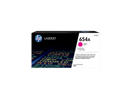 HP 654A Magenta LJ Toner Cart, CF333A (15,000 pages)