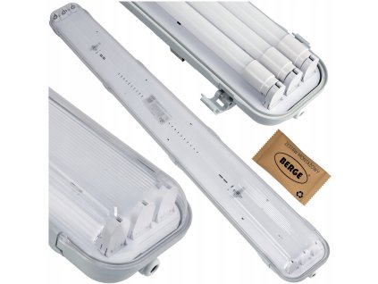 LED hermetické svítidlo 3x120cm IP65 G13