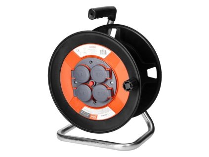 Prázdný navíjecí buben ORNO CR-5, IP44 4x2P+E 16A 230V, H05VV-F 3x1.5mm2, 50m
