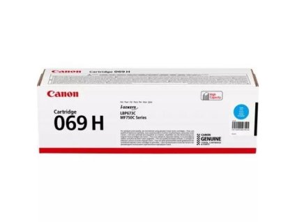 CANON CRG 069 H originální toner cyan pro LBP673Cdw, MF754Cdw a MF752Cdw.