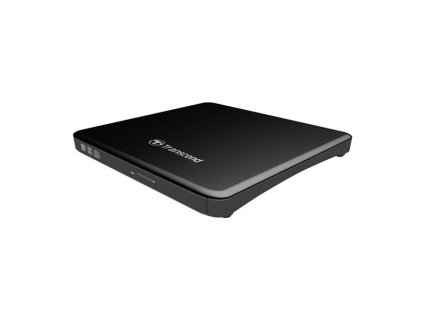 TRANSCEND externí DVD vypalovačka slim, USB 2.0, Black (+CyberLink Media Suite 10)