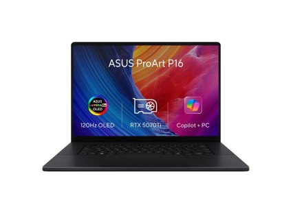ASUS ProArt P16/H7606WR-OLED022X/AI9-HX370/16''/4K/T/64GB/2TB/RTX 5070Ti/W11P/Black/2R