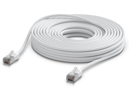 Patch kabel Ubiquiti Networks UACC-Cable-Patch-Outdoor-C6A-15M-W venkovní Cat6a, 15m