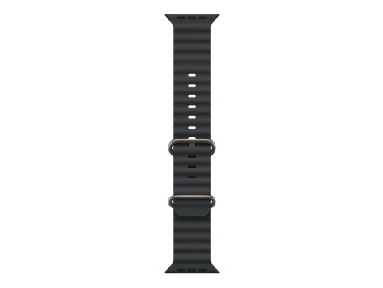 Apple Watch 49mm Black Ocean Band-Natural Titanium Finish