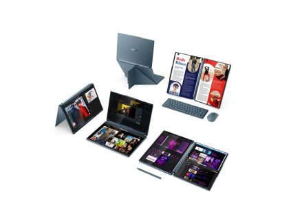Lenovo YOGA BOOK 9 Ultra 7 255H/AI/32GB/1TB SSD/2x 14"/2,8K/OLED/Touch/120Hz/až750nitů/Pero/3r OnSite/WIN11 PRO/3xbundle