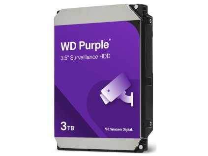 WD PURPLE WD34PURZ 3TB SATA/600 128MB cache, 5400 RPM, CMR