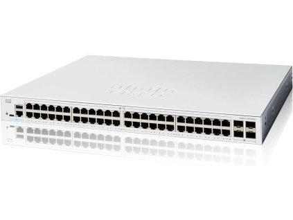 Cisco Catalyst switch C1300-48T-4X (48xGbE,4xSFP+,fanless)