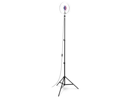 CONNECT IT Selfie12Ring kruhové 12" LED světlo + stativ 2,1 m