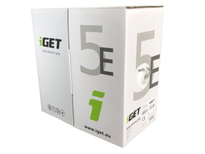 Síťový kabel iGET CAT5E UTP PVC Eca 305m/box
