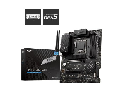 MSI MB Sc LGA1700 PRO Z790-P WIFI, Intel Z790, 4xDDR5, 1xDP, 1xHDMI, WI-FI