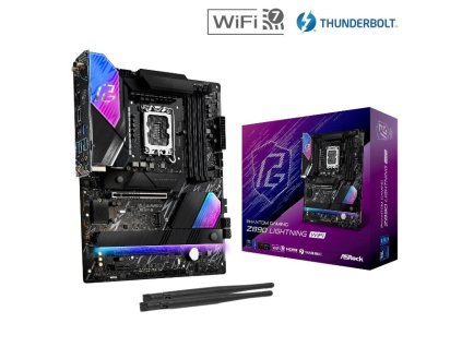 ASRock MB Sc LGA1851 Z890 LIGHTNING WIFI, Intel Z890, 4xDDR5, 1xHDMI, 2xThunderbolt, WI-FI