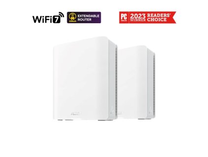 ASUS ZenWifi BT10 2-pack, WiFi7 Extendable Router, AiMesh, 2x WAN/LAN, 1x LAN, 1x 3.0