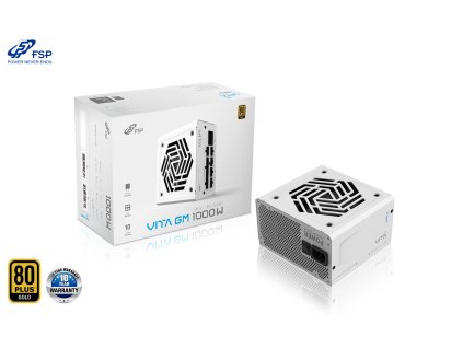 FSP VITA GM White/1000W/ATX 3.1/80PLUS Gold/Modular/Retail
