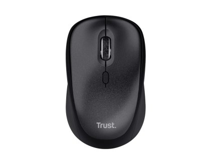 TRUST TM-201/Kancelářská/Optická/1 600 DPI/Bezdrátová USB/Černá