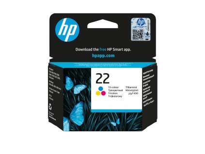 HP 22 Tri-color Ink Cart, 5 ml, C9352AE (165 pages)