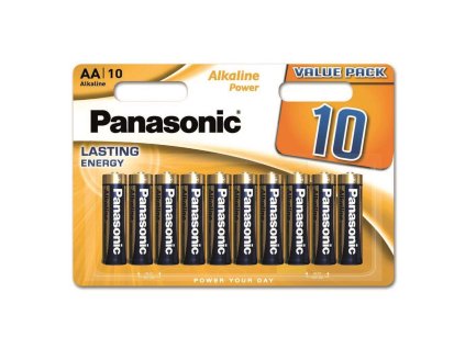 PANASONIC Alkalické baterie Alkaline Power LR6APB/10BW AA 1,5V (Blistr 10ks)