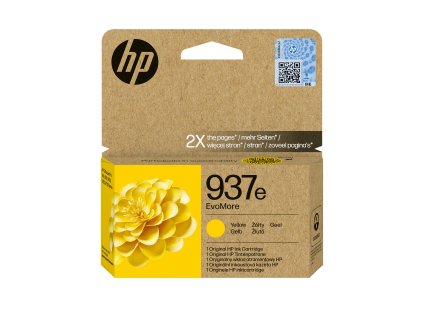 HP 937e EvoMore Yellow Original Ink Cartridge (1,650 pages)