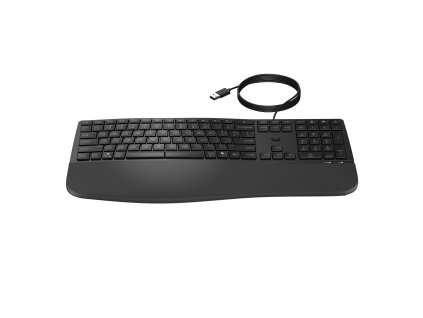 HP 480 Comfort Wired Keyboard - drátová ergonomická klávesnice CZ/SK
