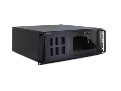BAZAR - 1stCOOL IPC serverová skříň 4U-450, 19" Rack Black, bez zdroje, poškozený obal