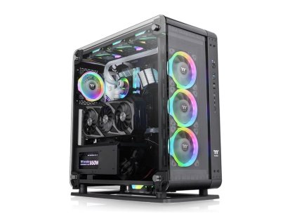 BAZAR - THERMALTAKE Case Core P6, ATX, Průhledná bočnice, černá, poškozený obal