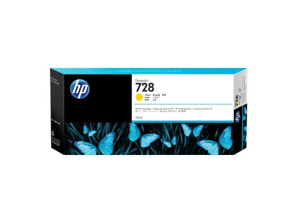 HP 728 300-ml Yellow InkCart