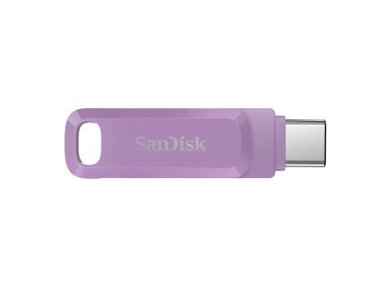 SanDisk Ultra Dual Drive Go/128GB/USB 3.2/USB-A + USB-C/Fialová