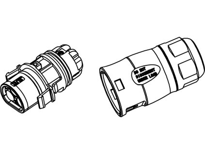 Konektor Deye k mikroinvertorům 230 V, samec