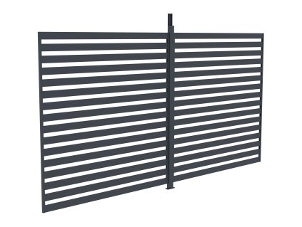 Příslušenství G21 fixní lamelová stěna 3,7x2,2 m pro pergolu Austin