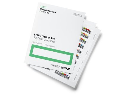 HPE LTO-9 Ultrium RW Bar Code Label Pack (Q2017A)