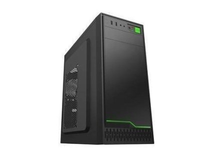 EUROCASE skříň ML N6-500B, Midi Tower, 2x USB 3.0, 2x audio, bez zdroje