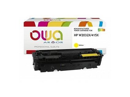 OWA Armor toner pro HP CLJ Pro MFP M450 yellow, level man., 6.000 str., komp.s W2032X