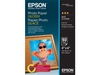 EPSON paper 10x15 - 200g/m2 - 50sheets - photo paper glossy