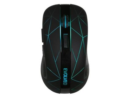 EVOLVEO WM430, bezdrátová herní myš, 6 talčítek, vícebarevné podsvícení