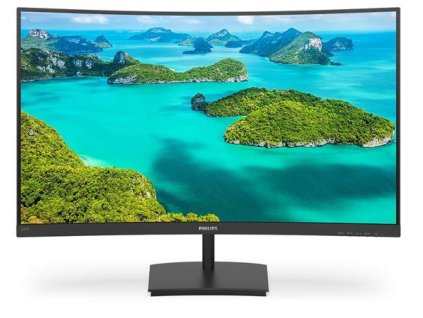 Philips LCD 241E1SCA 23,6" zakřivený VA/1920x1080@75Hz/4ms/250cd/VGA/HDMI/Repro/VESA