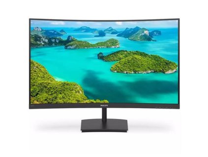 Philips LCD 241E1SC 23,6" zakřivený VA/1920x1080@75Hz/4ms/250cd/VGA/HDMI/VESA