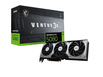 MSI GeForce RTX 5080 VENTUS 3X/16GB/GDDR7
