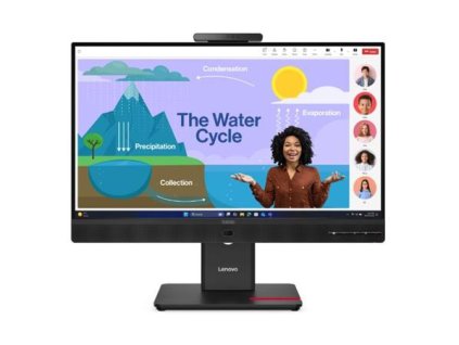 Lenovo LCD T24D-4v 23,8" 23,8"FHD IPS/1920x1080/6ms/250nits/1500:1/Repro/HDMI/2xDP/3xUSB-C/3xUSB/RJ45/Pivot/VESA/černá