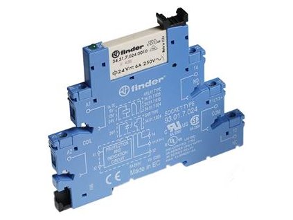 FINDER Vazební člen 38.51.7.024.0050, 1P/6A, 24V DC